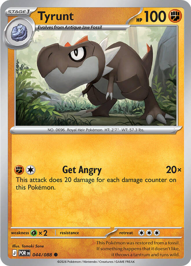 Tyrunt (044/088) [Mega Evolution: Perfect Order] | Black Swamp Games