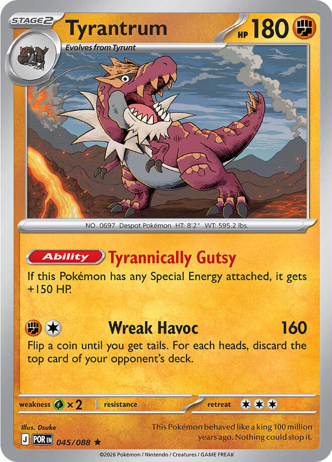 Tyrantrum (045/088) [Mega Evolution: Perfect Order] | Black Swamp Games