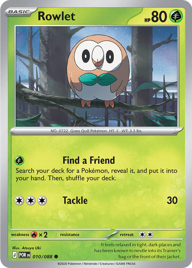 Rowlet (010/088) [Mega Evolution: Perfect Order] | Black Swamp Games