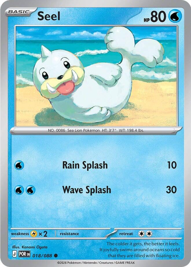 Seel (018/088) [Mega Evolution: Perfect Order] | Black Swamp Games