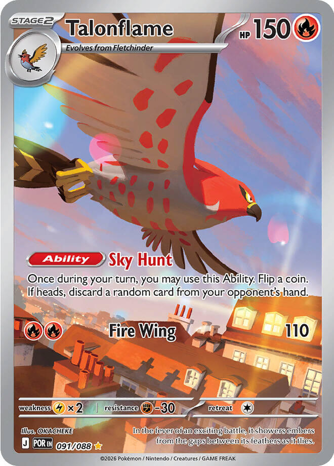 Talonflame (091/088) [Mega Evolution: Perfect Order] | Black Swamp Games
