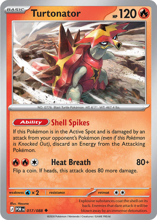 Turtonator (017/088) [Mega Evolution: Perfect Order] | Black Swamp Games