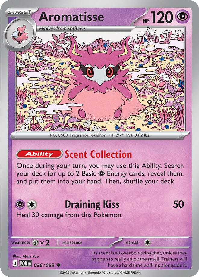Aromatisse (036/088) [Mega Evolution: Perfect Order] | Black Swamp Games