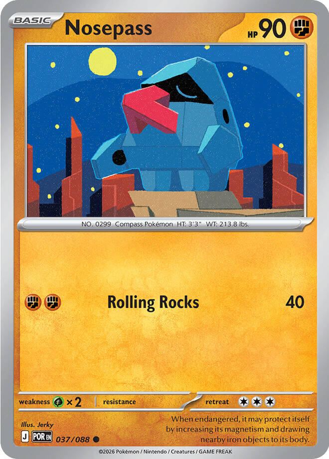Nosepass (037/088) [Mega Evolution: Perfect Order] | Black Swamp Games