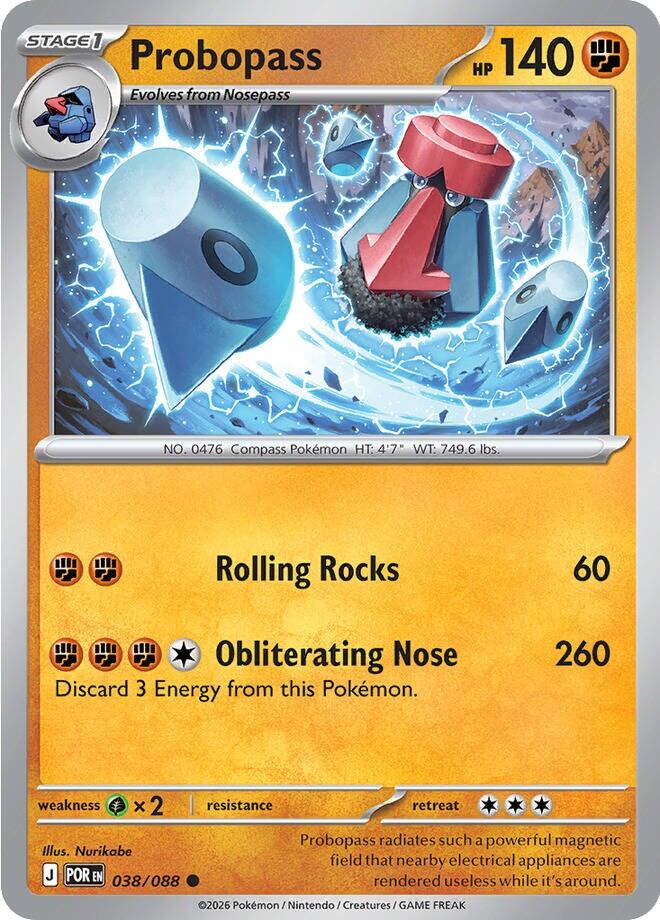 Probopass (038/088) [Mega Evolution: Perfect Order] | Black Swamp Games