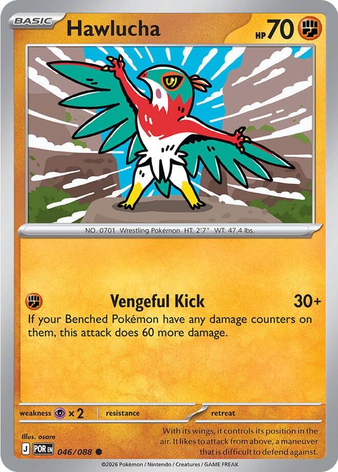 Hawlucha (046/088) [Mega Evolution: Perfect Order] | Black Swamp Games