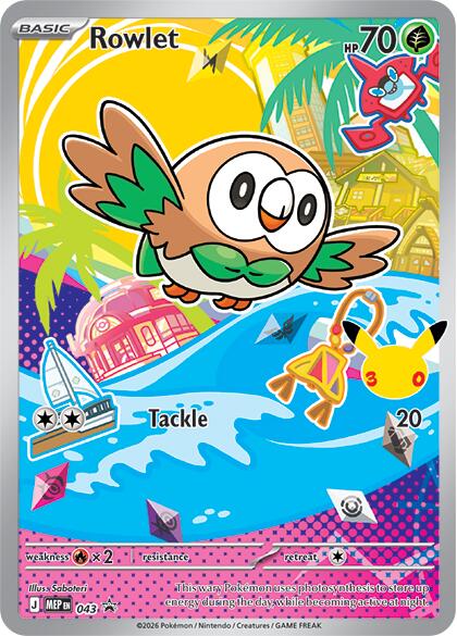 Rowlet (043) [Mega Evolution Promo] | Black Swamp Games