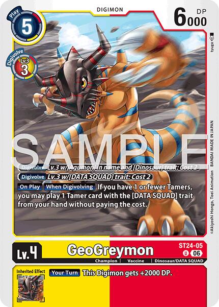 GeoGreymon [ST24-05] [Starter Deck: Data Squad] | Black Swamp Games