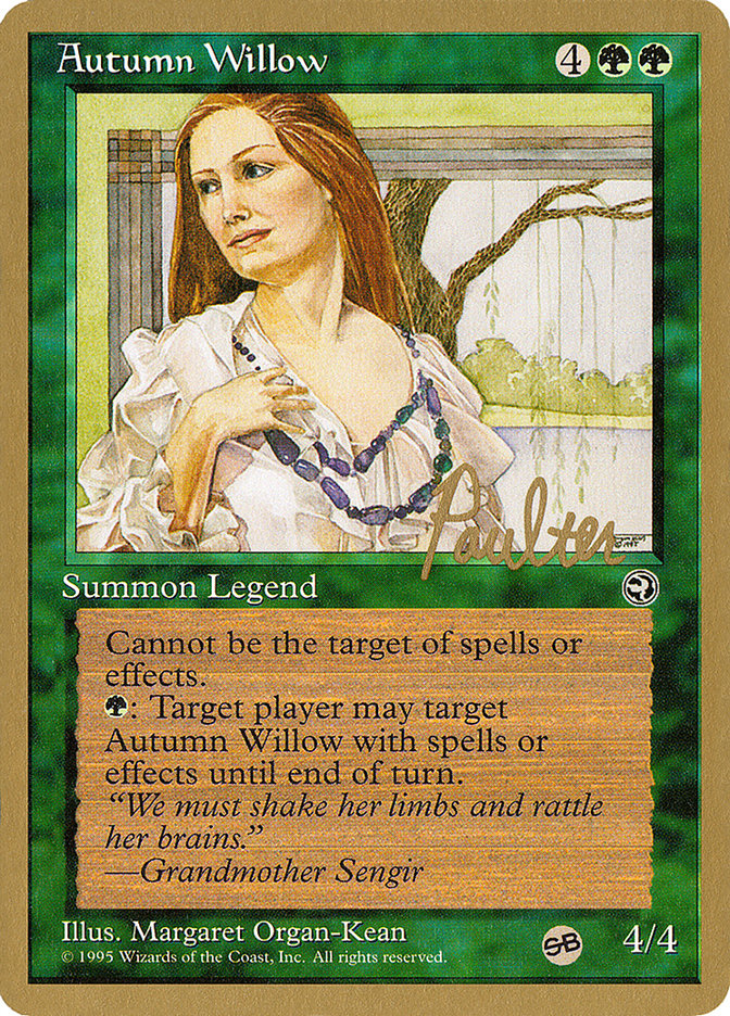 Autumn Willow (Preston Poulter) (SB) [Pro Tour Collector Set] | Black Swamp Games