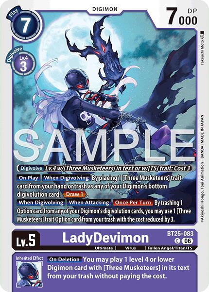 LadyDevimon [BT25-083] [Dual Revolution] | Black Swamp Games