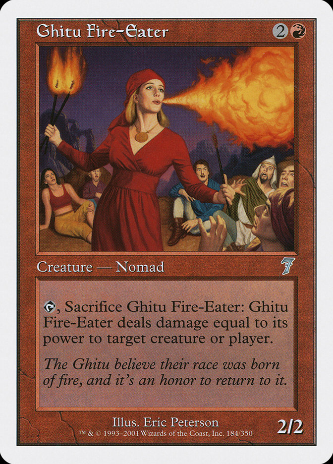 Ghitu Fire-Eater [Seventh Edition] | Black Swamp Games