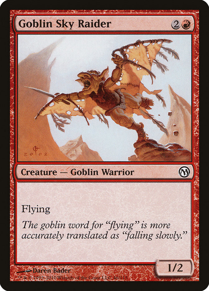Goblin Sky Raider [Duels of the Planeswalkers] | Black Swamp Games