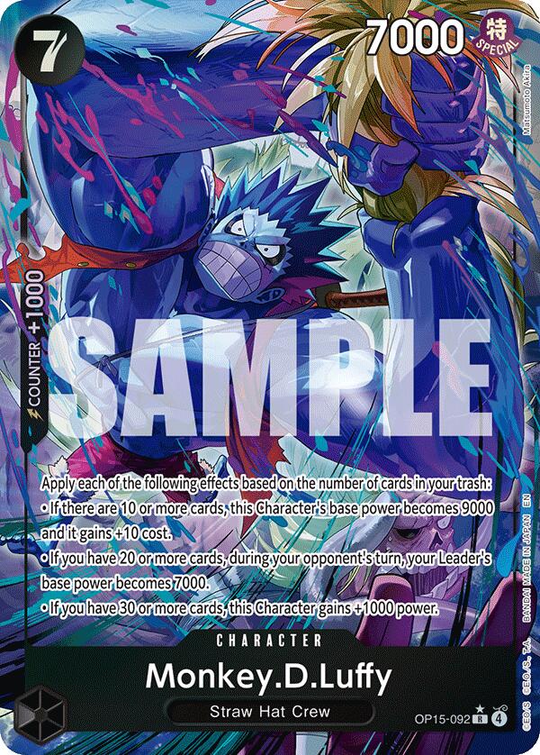 Monkey.D.Luffy (Alternate Art) [Adventure on Kami's Island] | Black Swamp Games