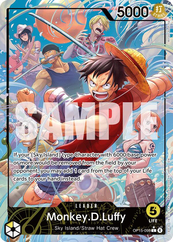 Monkey.D.Luffy (Alternate Art) [Adventure on Kami's Island] | Black Swamp Games