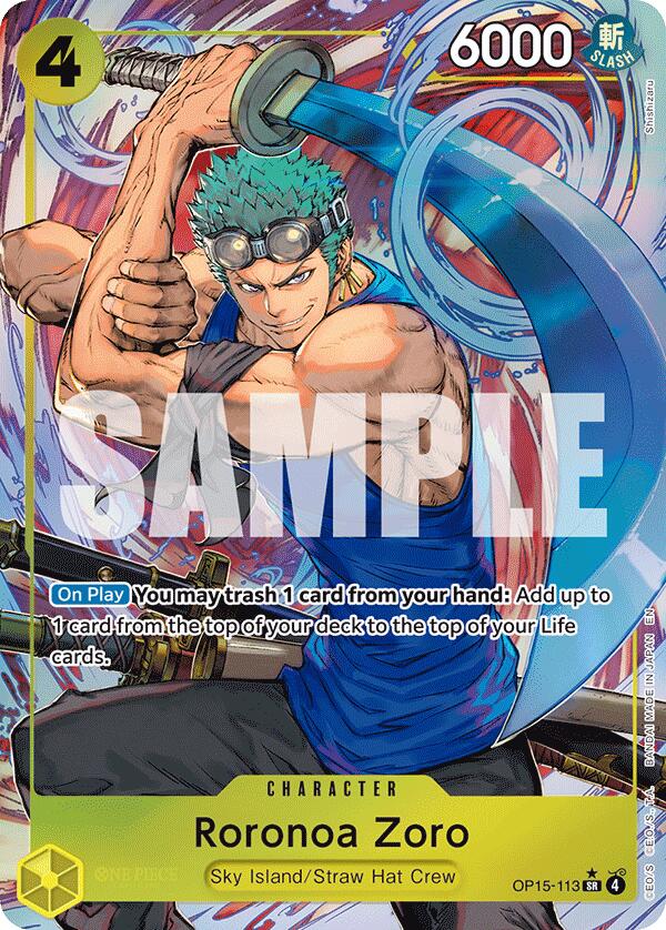 Roronoa Zoro (Alternate Art) [Adventure on Kami's Island] | Black Swamp Games