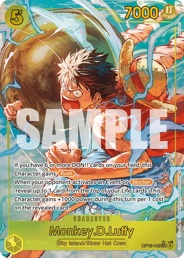 Monkey.D.Luffy (Alternate Art) [Adventure on Kami's Island] | Black Swamp Games
