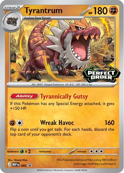 Tyrantrum (066) [Mega Evolution Promo] | Black Swamp Games