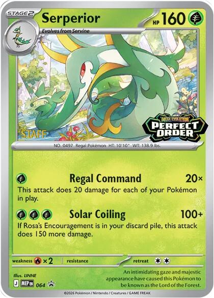 Serperior (064) [Staff] [Mega Evolution Promo] | Black Swamp Games
