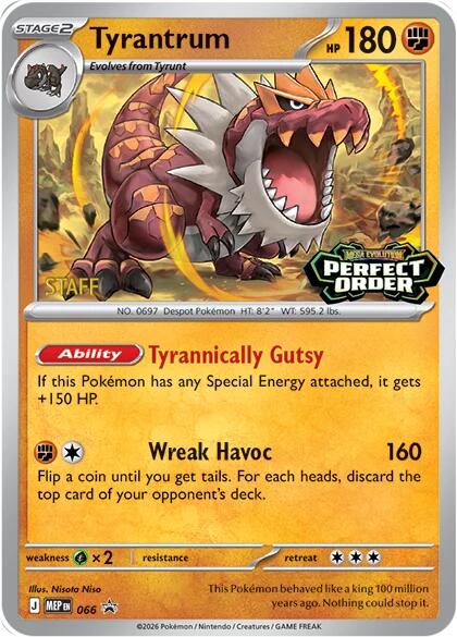 Tyrantrum (066) [Staff] [Mega Evolution Promo] | Black Swamp Games