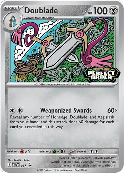 Doublade (067) [Staff] [Mega Evolution Promo] | Black Swamp Games