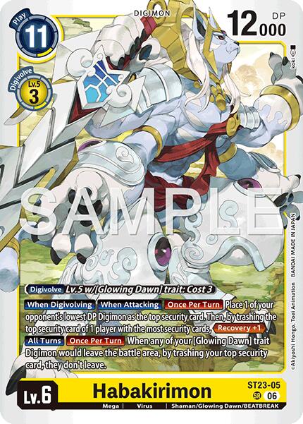 Habakirimon [ST23-05] [Starter Deck: Beatbreak] | Black Swamp Games