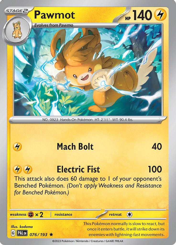 Pawmot (076/193) (Deck Exclusives) [Scarlet & Violet: Base Set] | Black Swamp Games