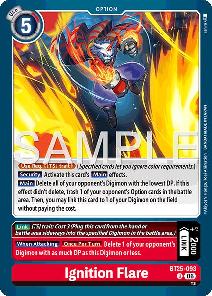 Ignition Flare [BT25-093] [Dual Revolution] | Black Swamp Games