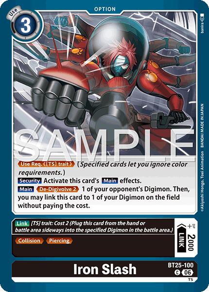 Iron Slash [BT25-100] [Dual Revolution] | Black Swamp Games