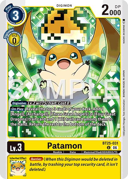 Patamon [BT25-031] [Dual Revolution] | Black Swamp Games