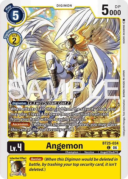 Angemon [BT25-034] [Dual Revolution] | Black Swamp Games