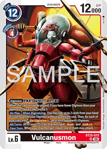Vulcanusmon [BT25-075] [Dual Revolution] | Black Swamp Games