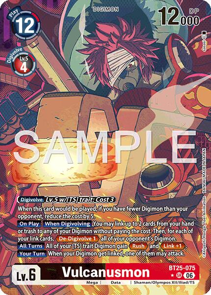Vulcanusmon [BT25-075] (Alternate Art) [Dual Revolution] | Black Swamp Games