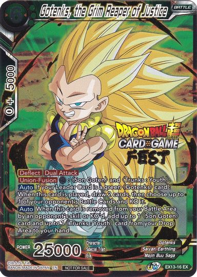 Gotenks, the Grim Reaper of Justice (Card Game Fest 2022) (EX13-16) [Tournament Promotion Cards] | Black Swamp Games