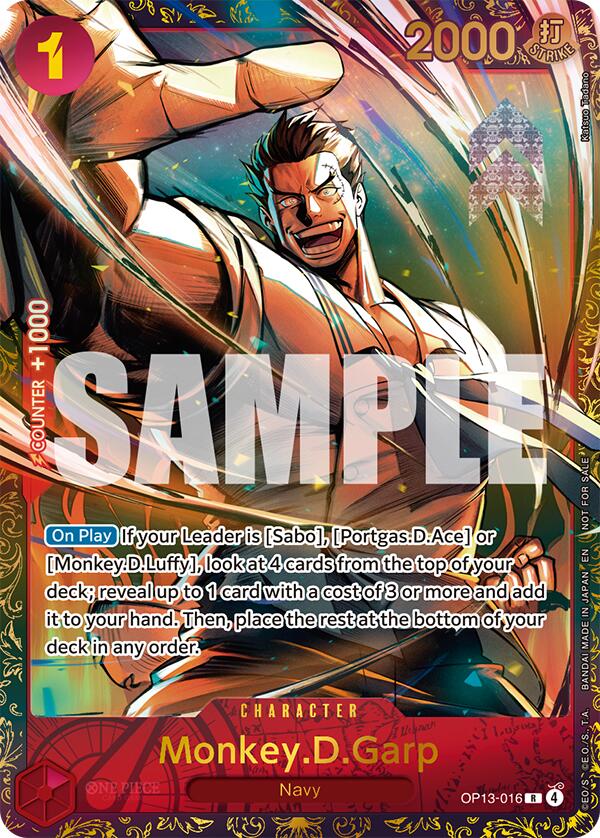 Monkey.D.Garp (Treasure Cup March 2026) [One Piece Promotion Cards] | Black Swamp Games