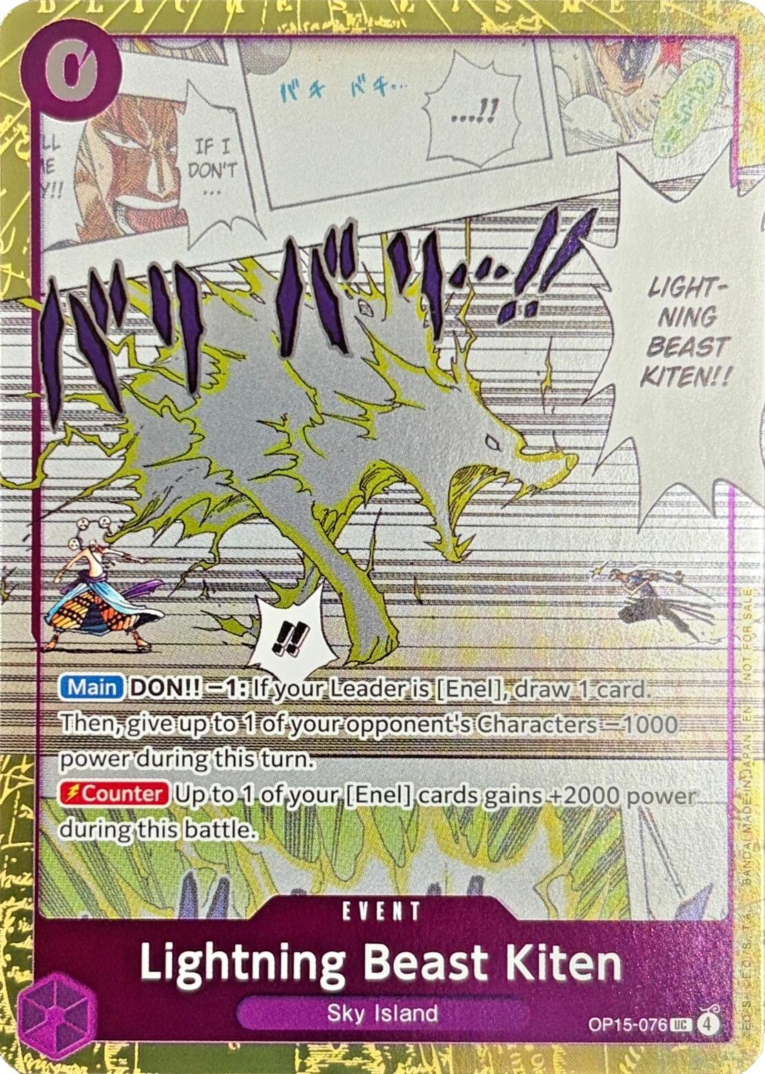 Lightning Beast Kiten (Dash Pack) [Adventure on Kami's Island] | Black Swamp Games