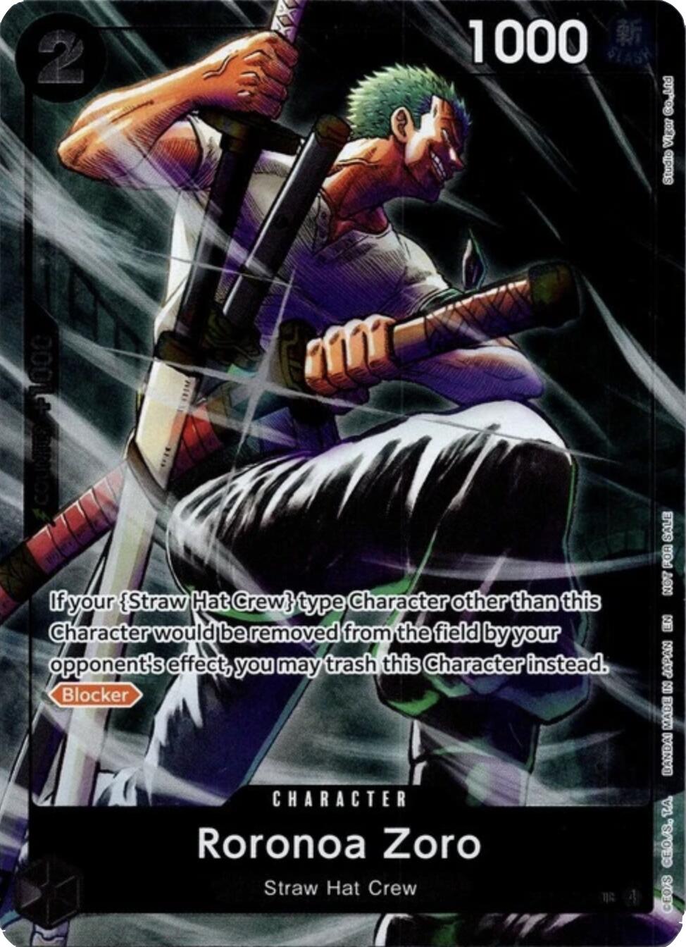 Roronoa Zoro (Dash Pack) [Adventure on Kami's Island] | Black Swamp Games