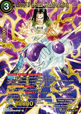 Android 17 & Frieza, Headstrong Rivals (SPR) (BT30-094) [Three Glorious Fighters] | Black Swamp Games