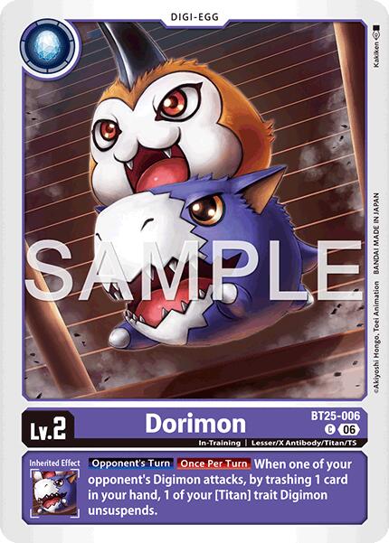Dorimon [BT25-006] [Dual Revolution] | Black Swamp Games