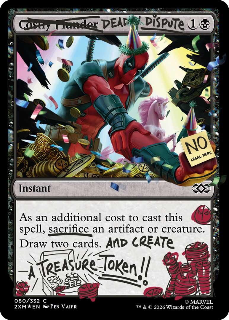 Deadly Dispute (080) (Pool Party Foil) [Secret Lair Drop Series] | Black Swamp Games