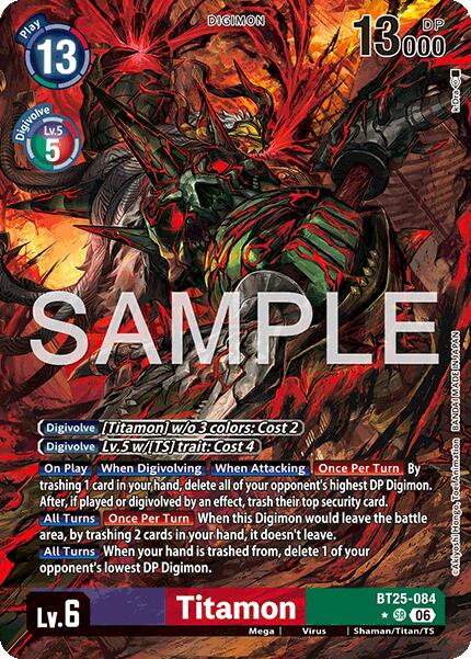 Titamon [BT25-084] (Alternate Art) [Dual Revolution] | Black Swamp Games