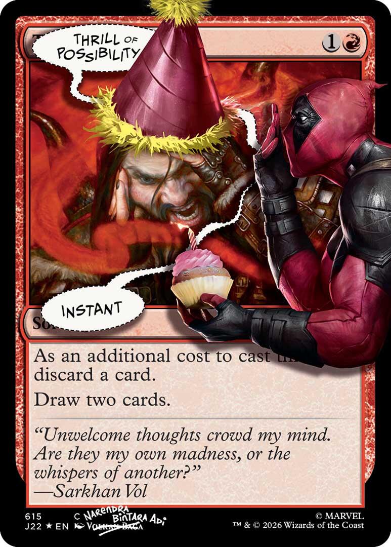 Thrill of Possibility (615) (Pool Party Foil) [Secret Lair Drop Series] | Black Swamp Games