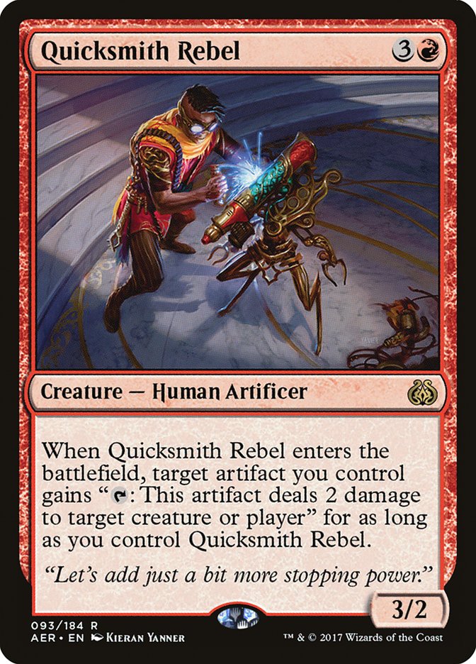 Quicksmith Rebel [Aether Revolt] | Black Swamp Games