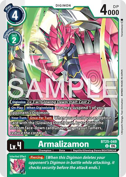 Armalizamon [BT25-049] [Dual Revolution] | Black Swamp Games
