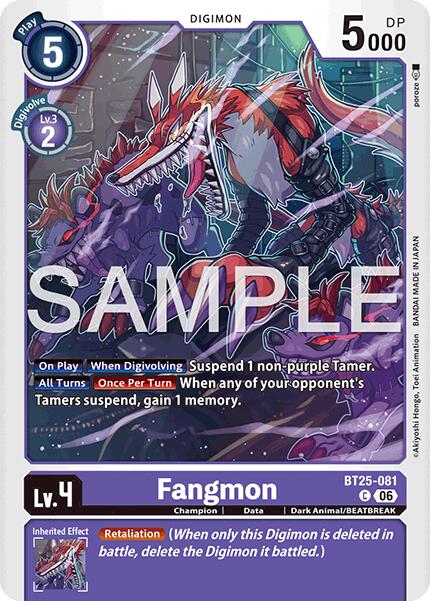 Fangmon [BT25-081] [Dual Revolution] | Black Swamp Games