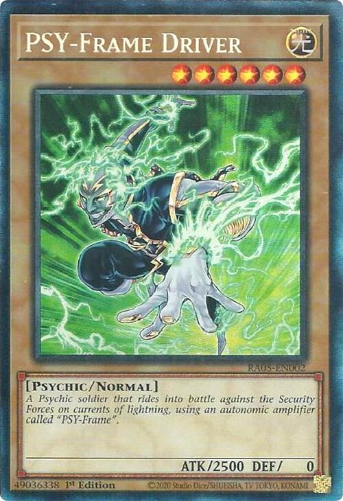PSY-Frame Driver (Collector's Rare) [RA05-EN002] Collector's Rare | Black Swamp Games