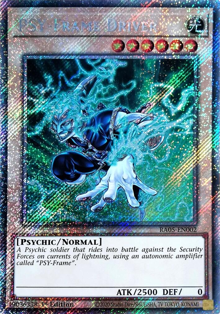 PSY-Frame Driver (Platinum Secret Rare) [RA05-EN002] Platinum Secret Rare | Black Swamp Games