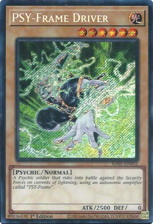 PSY-Frame Driver (Secret Rare) [RA05-EN002] Secret Rare | Black Swamp Games