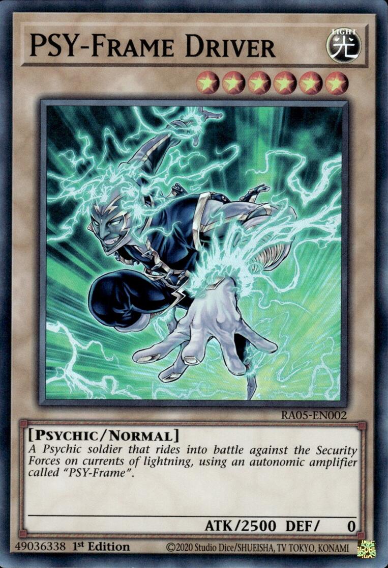 PSY-Frame Driver [RA05-EN002] Super Rare | Black Swamp Games