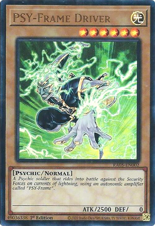PSY-Frame Driver (Ultra Rare) [RA05-EN002] Ultra Rare | Black Swamp Games
