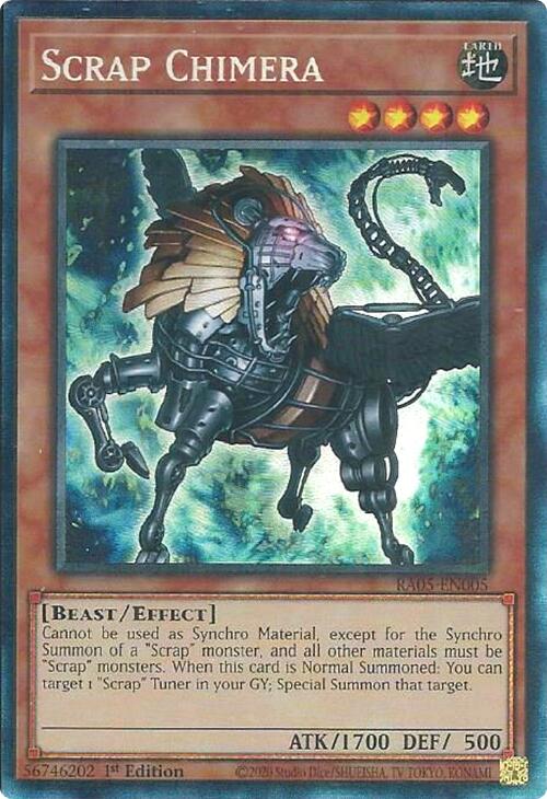 Scrap Chimera (Collector's Rare) [RA05-EN005] Collector's Rare | Black Swamp Games